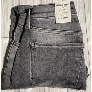 NWT Lucky Brand Women's High Rise Bridgette Skinny Jeans Raw Hem 0/25 Distressed